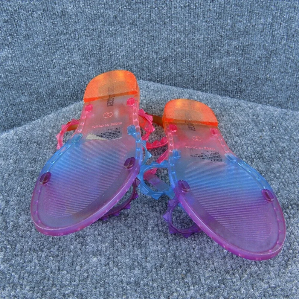 Steve Madden Youth Girls Gladiator Shoes Multicolor Synthetic Buckle Size‎ 3 Med